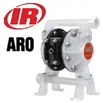 Aro pump with Ingersoll rand logo above it