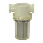 5732090 SMC White Cap Line Strainer with Clear Bowl