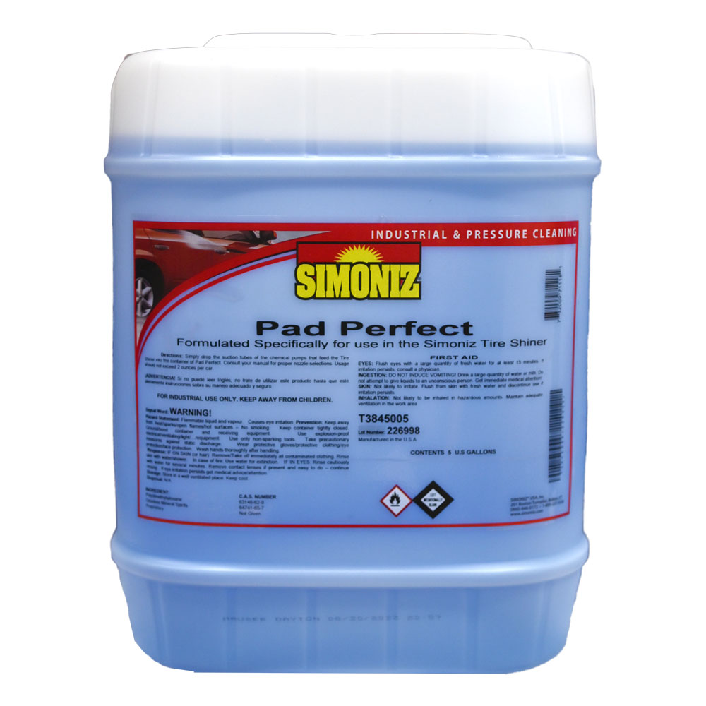 Simoniz Pad Perfect Tire Dressing For Use In Car Wash Tunnel Tire Shine System 5 Gallons