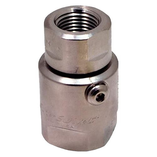 Pressure Washer Swivel  1/4 MPT x 1/4 FPT  Stainless Steel 5000PSI  JE Adams 