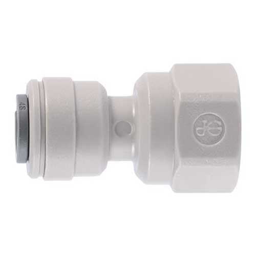 Push-to-Connect John Guest PP451222WP Push-fit Female Adapter 3/8 OD x 1/4 NPTF Inch