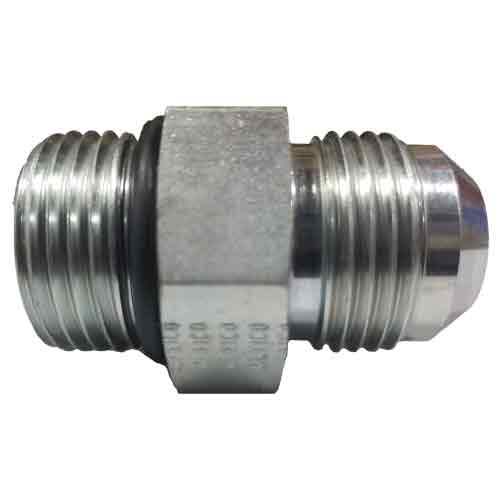 Adaptador Recto Parker de Acero Macho JIC 37 Flare de 1 1/4 pulg. X Ma