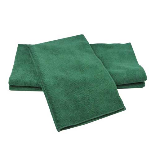 dark green towels