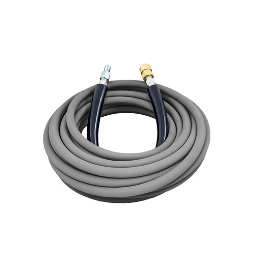 MTM Hydro Parts Kobrajet Gray Pressure Washer Hose Premium Kit 5-50 4000psi with Fittings and Quick Connects