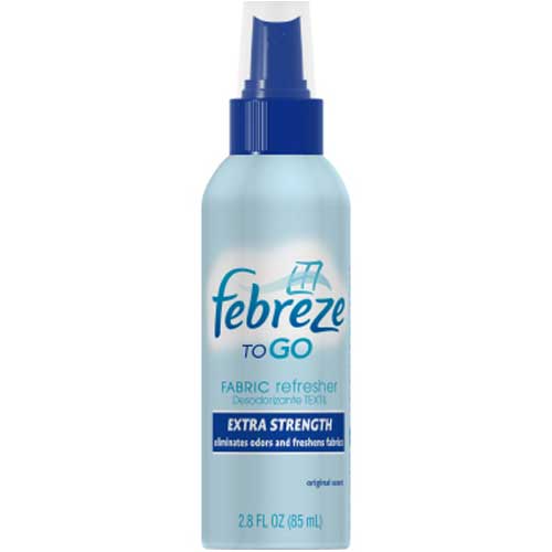 travel size febreze spray