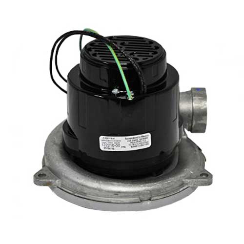 2 Stage 120V Thru Flow Vacuum Motor | Lamb-Ametek 122445-00