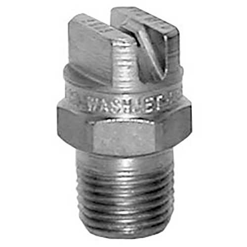 1/8" Male Stainless Steel High Pressure Jet Washer Nozzle 25° Angle Spray 02-10 